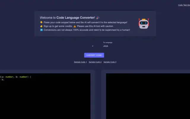 Code Language Converter