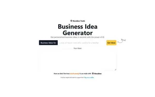 Business Idea Generator Business Idea Generator