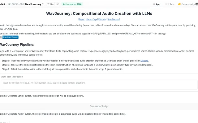 WavJourney WavJourney