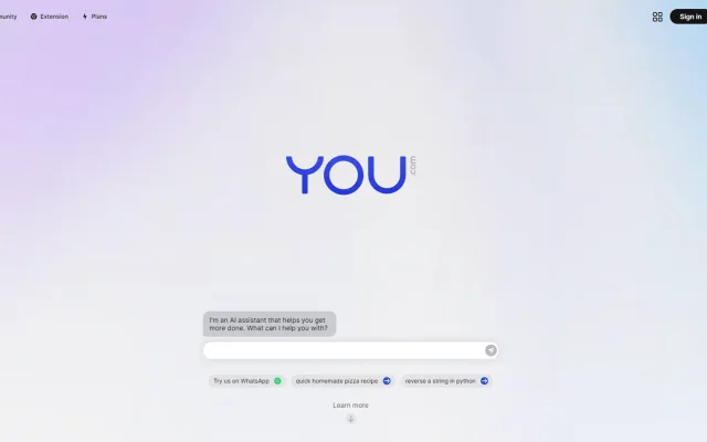 You