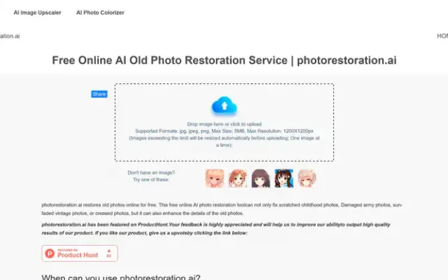 Photorestoration