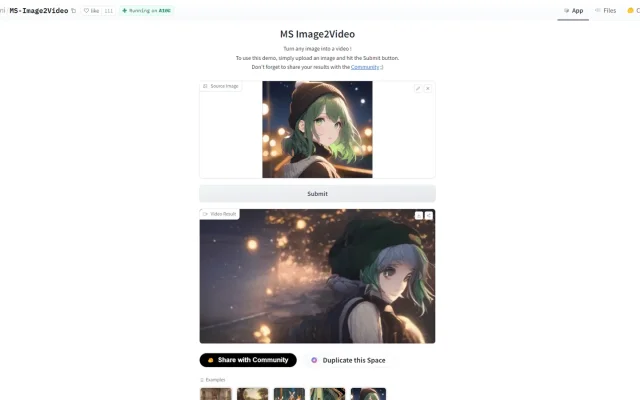 MS Image2Video