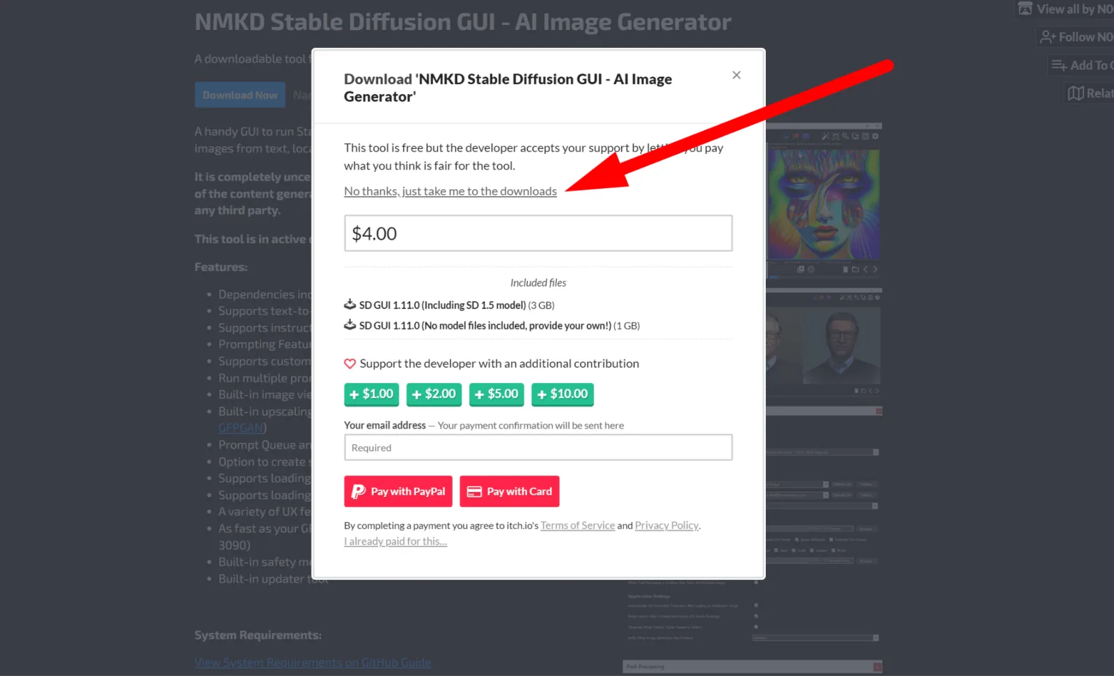 Как скачать NMKD Stable Diffusion GUI бесплатно