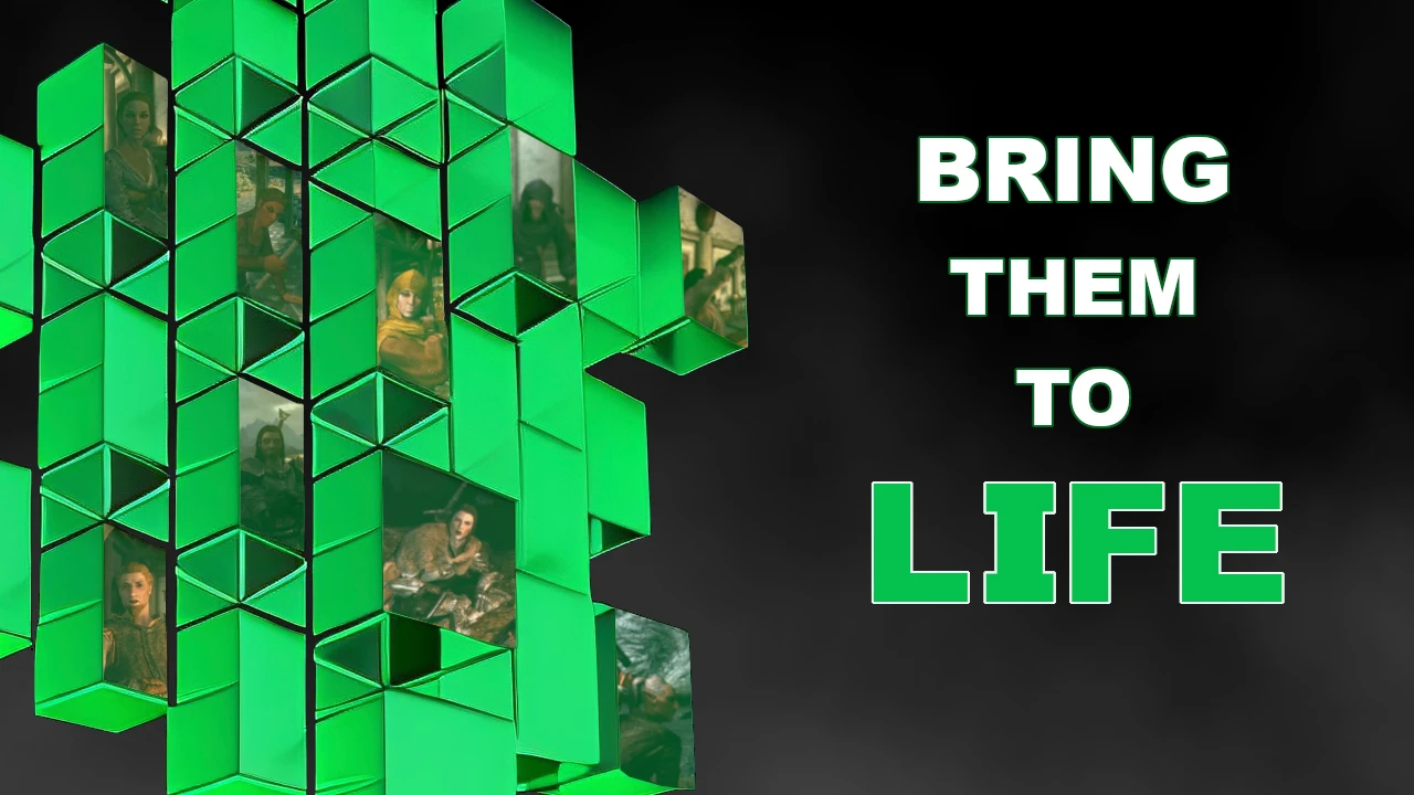 Мод Mantella на Skyrim, созданный с помощью нейросетей