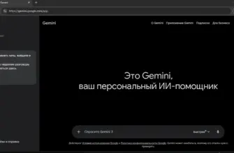 Главный чат gemini.google.com